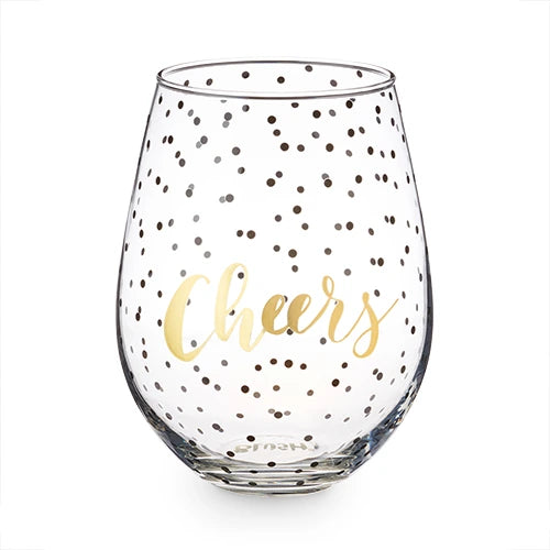 BLUSH CHEERS STEMLESS WINE GLASS