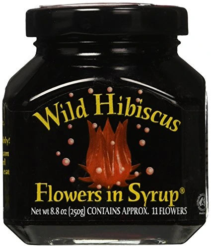 WILD HIBISCUS FLOWERS IN SYRUP 8.8OZ