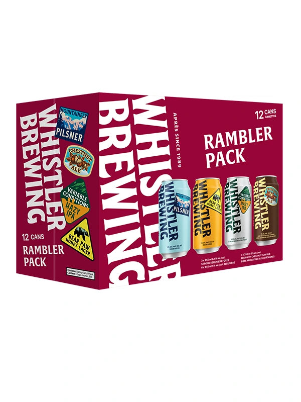 WHISTLER RAMBLER MIXER 355ML 12PK CAN