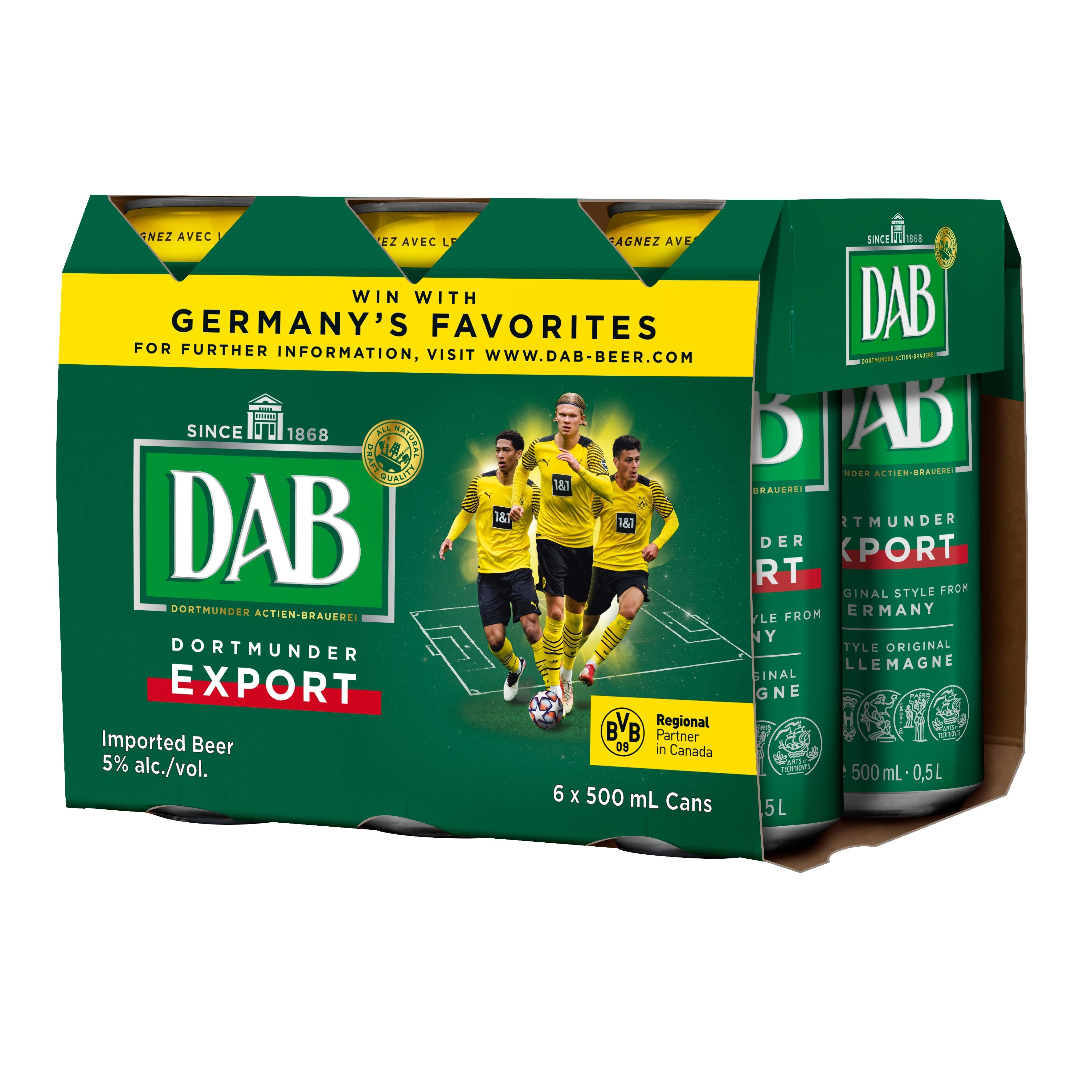 DAB ORIGINAL LAGER 500ML 6PK CAN