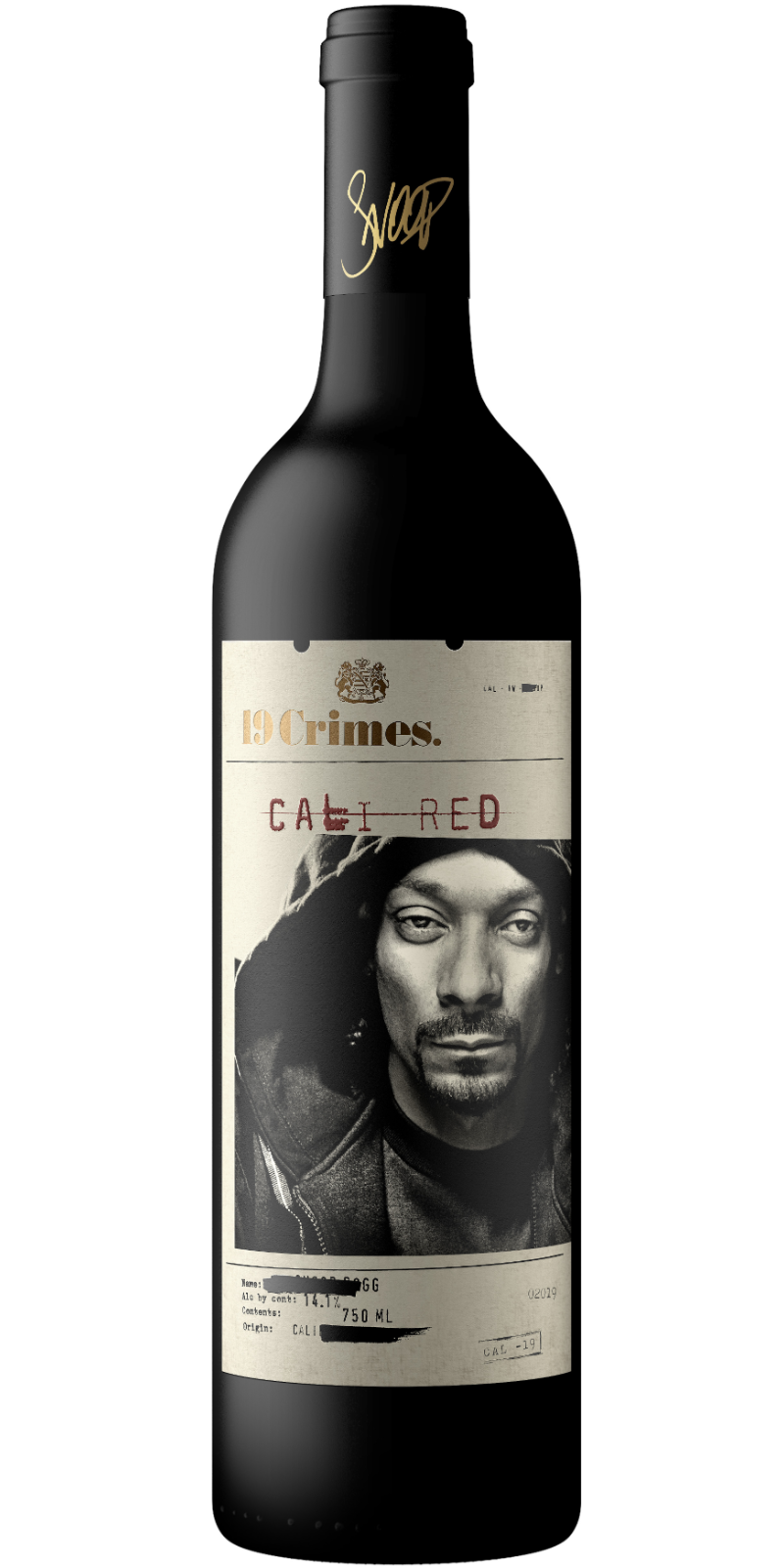 19 CRIMES CALI RED 750ML