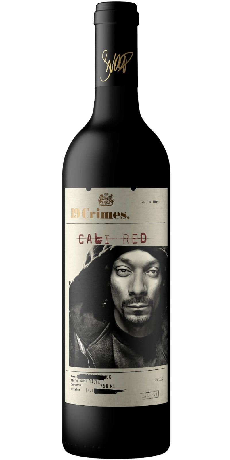 19 CRIMES CALI RED 750ML @ MacTaggart [1026066]