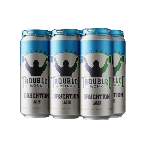 TROUBLED MONK DAYCATION LAGER 473ML 6PK CAN