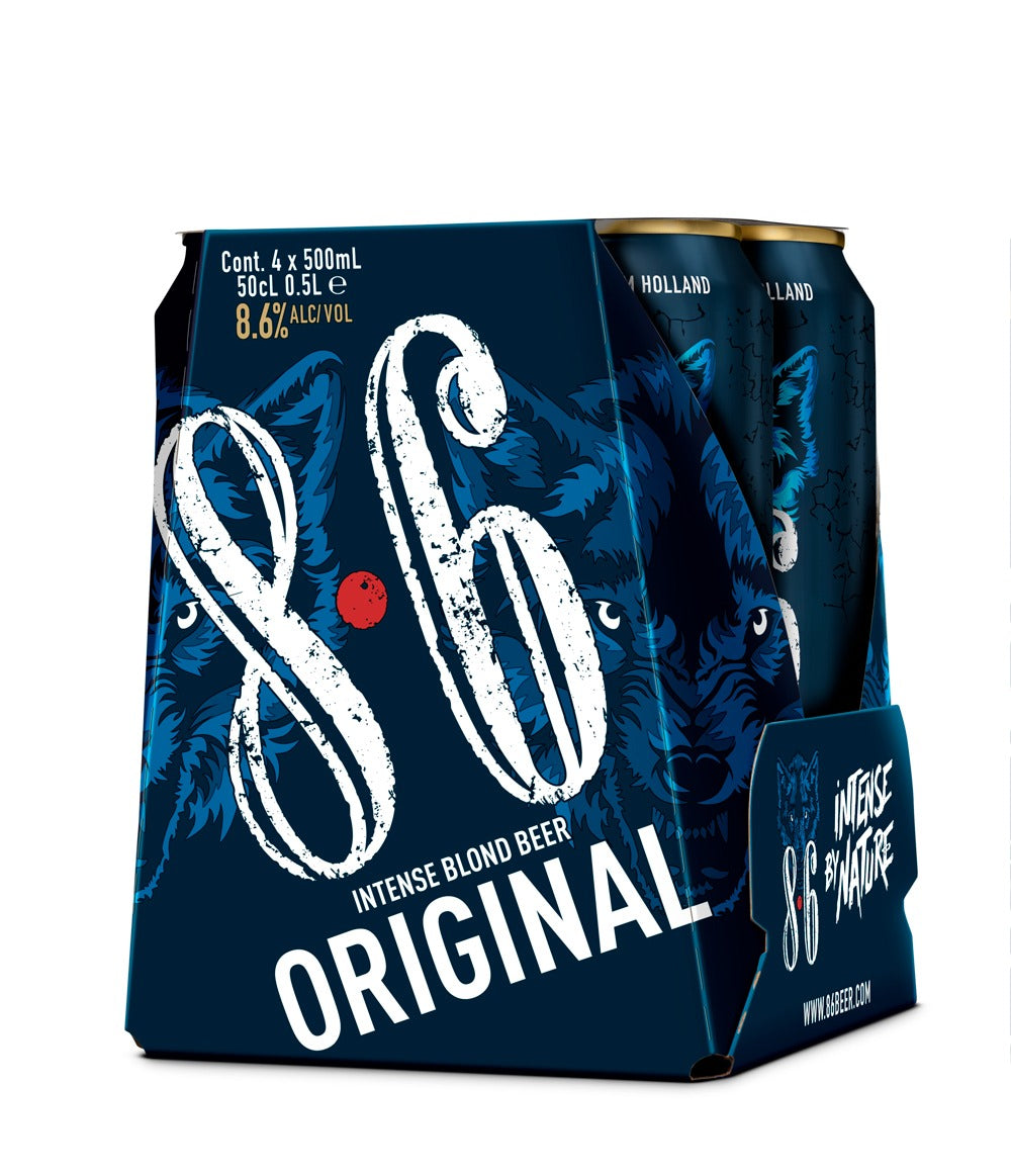 BAVARIA 86 500ML 4PK CAN