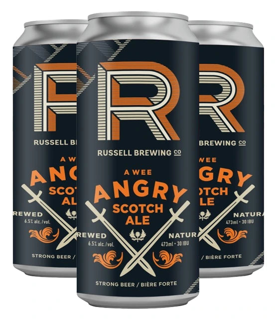 RUSSELL A WEE ANGRY SCOTCH ALE 473ML 4PK CAN