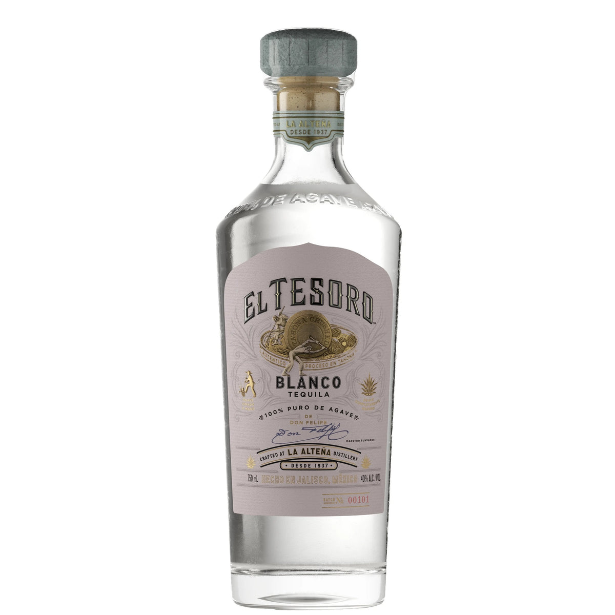 EL TESORO BLANCO TEQUILA 750ML