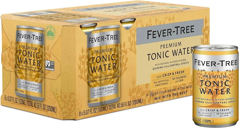FEVER TREE PREMIUM TONIC WATER 150ML 8PK CAN