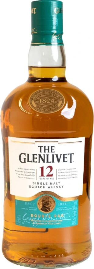 GLENLIVET 12YR SINGLE MALT SCOTCH WHISKY 1.75L