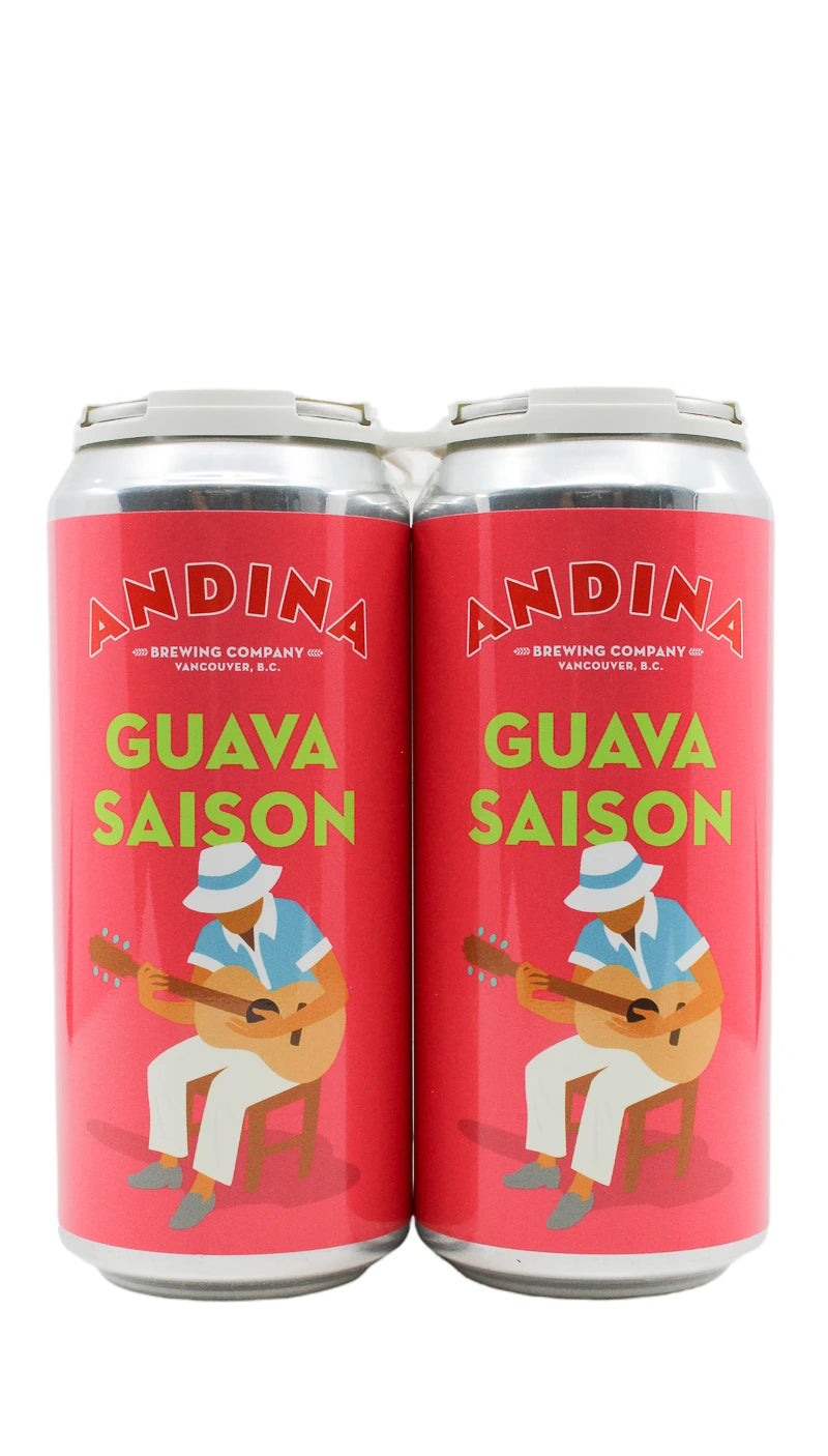 ANDINA JALEA GUAVA SAISON 473ML 4PK CAN