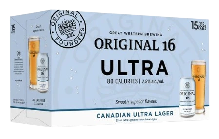 ORIGINAL 16 ULTRA LAGER 355ML 15PK CAN @ Kelowna [1027322]