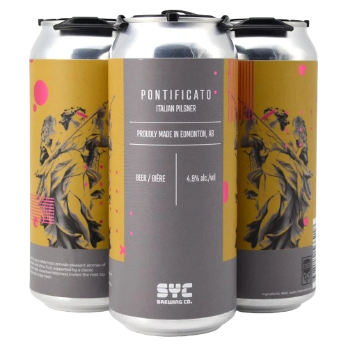 SYC PONTIFICATO ITALIAN PILSNER 473ML 4PK CAN