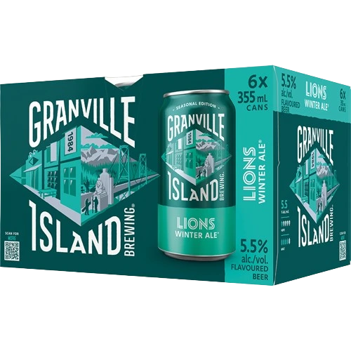 GRANVILLE ISLAND LIONS WINTER ALE 355ML 6PK CAN