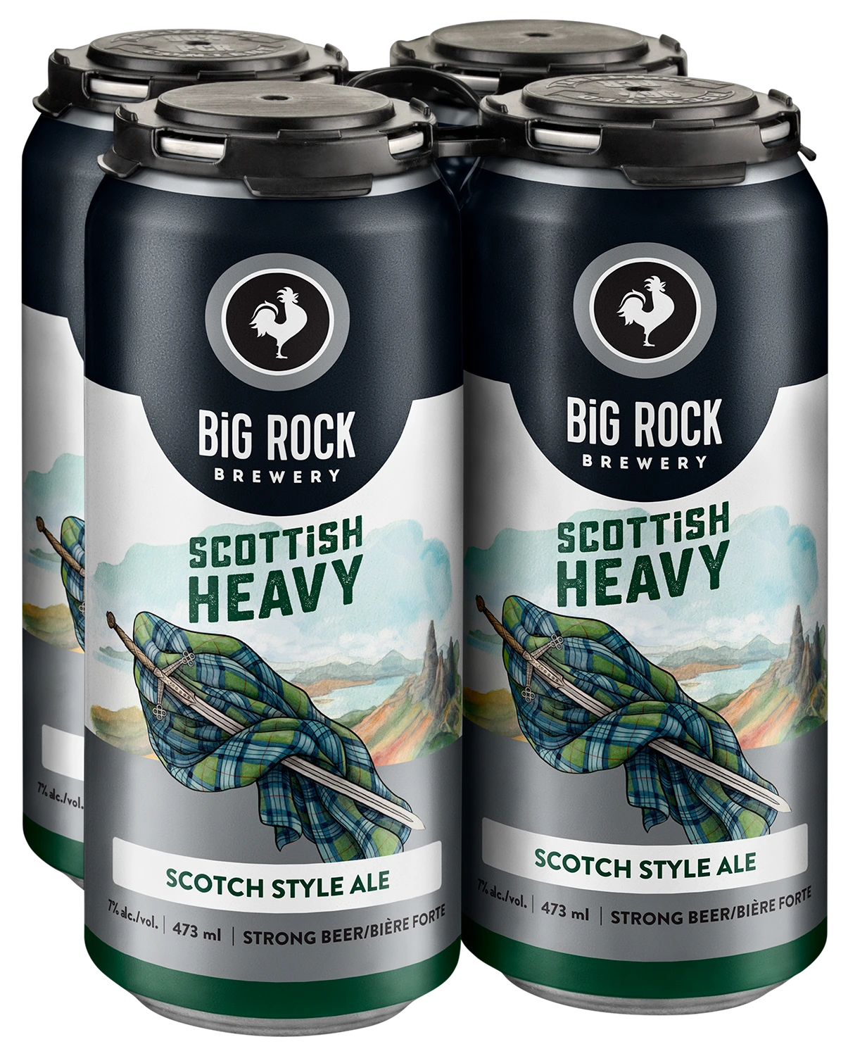 BIG ROCK SCOTTISH HEAVY ALE 473ML 4PK CAN