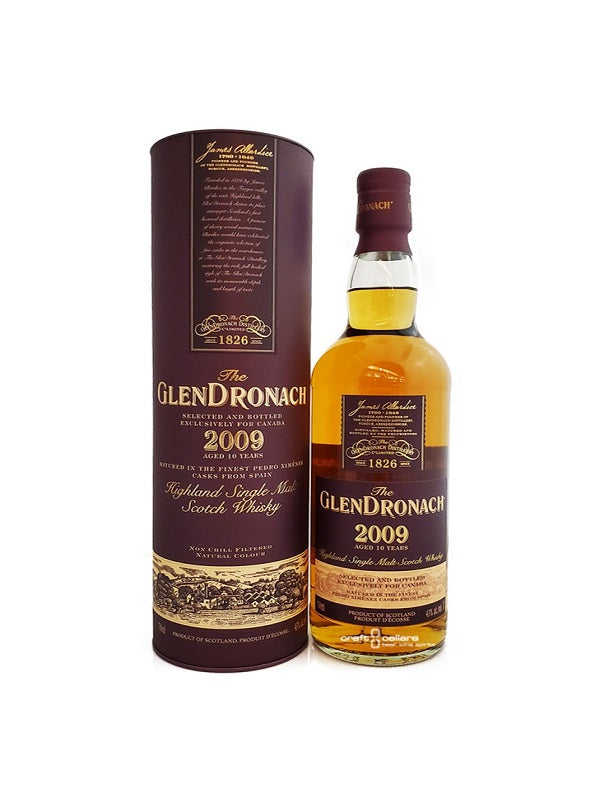 GLENDRONACH 10YR VINTAGE SINGLE MALT SCOTCH 700ML