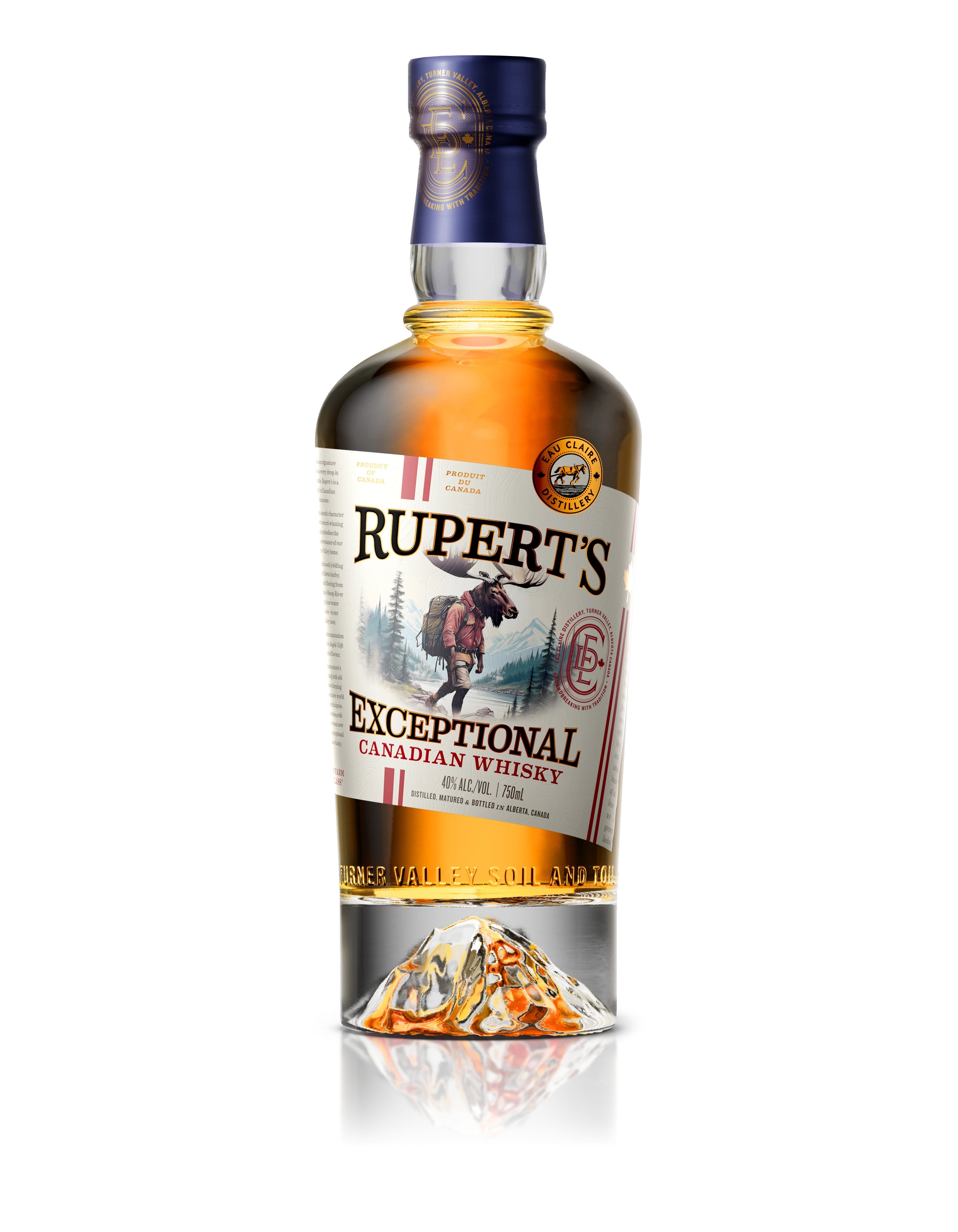 EAU CLAIRE RUPERTS CANADIAN WHISKY 750ML