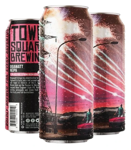 TOWN SQUARE GIGAWATT NEIPA 473ML 4PK CAN