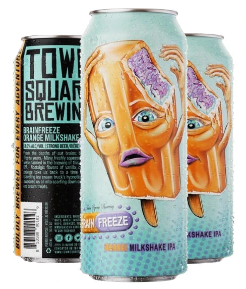 TOWN SQUARE BRAINFREEZE MILKSHAKE IPA 473ML 4PK CAN