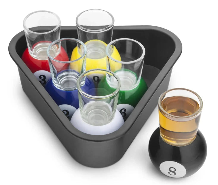 FINAL TOUCH TRANGULAR TRAY POOL SHOTS 6PK