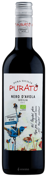 PURATO ORGANIC NERO D'AVOLA 750ML