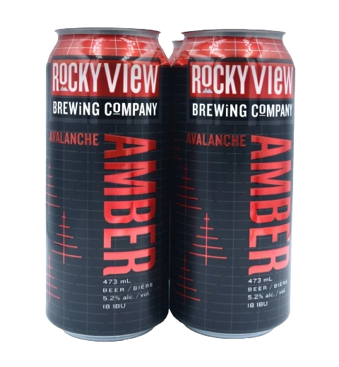 ROCKY VIEW AMBER 473ML 4PK CAN