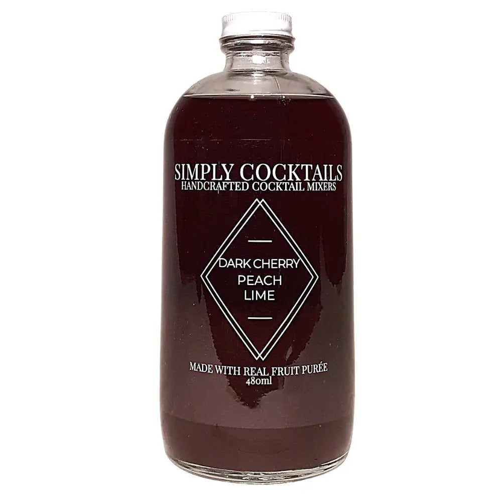 SIMPLY COCKTAILS DARK CHERRY PEACH 480ML