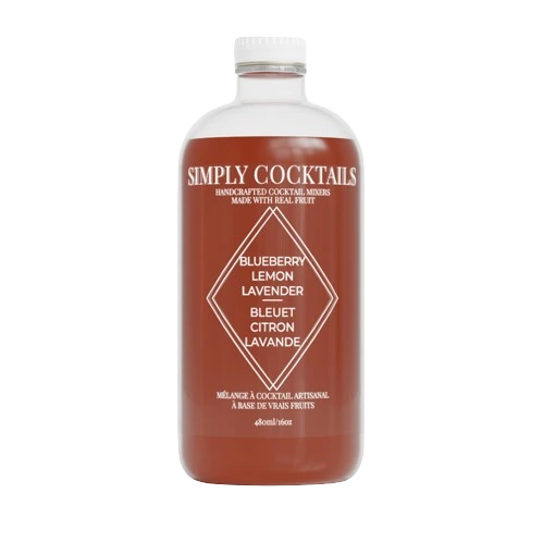 SIMPLY COCKTAILS BLUEBERRY LEMON LAVENDER 480ML