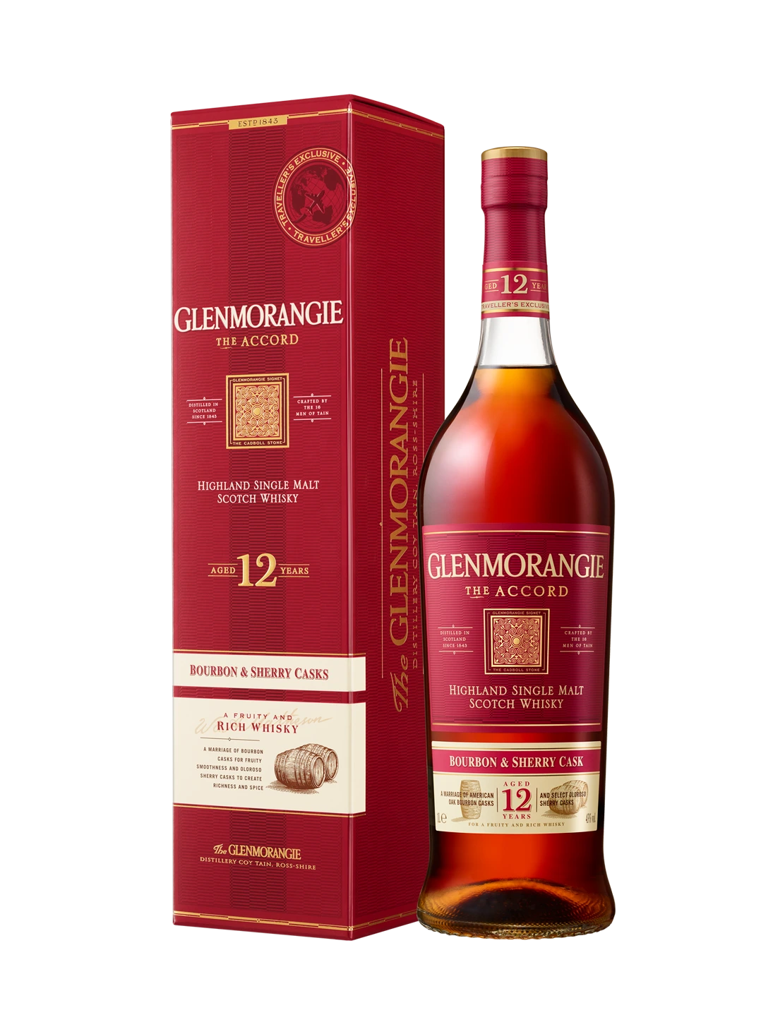 GLENMORANGIE ACCORD SINGLE MALT SCOTCH WHISKY 1L