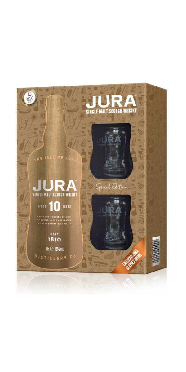 ISLE OF JURA 10YR SINGLE MALT SCOTCH WHISKY 700ML GP
