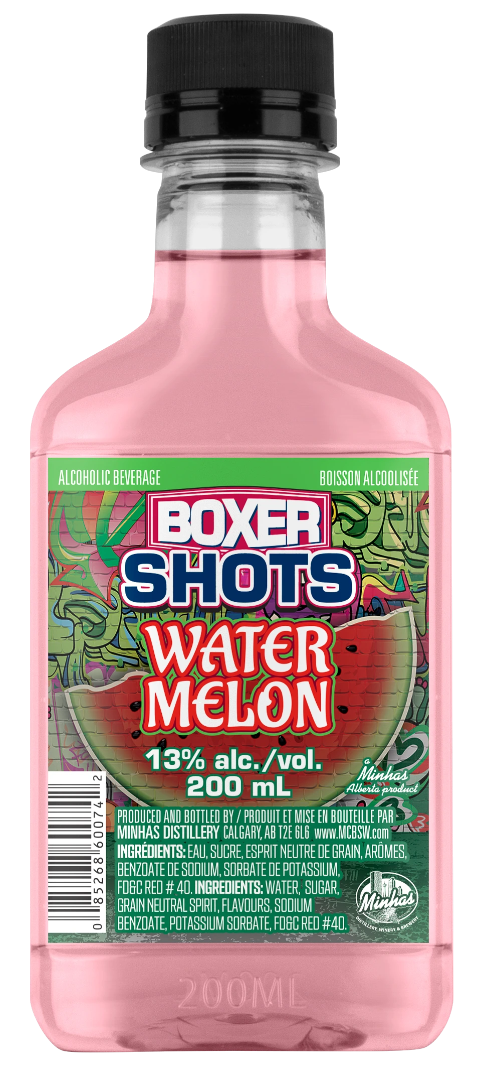 BOXER SHOTS WATERMELON 200ML