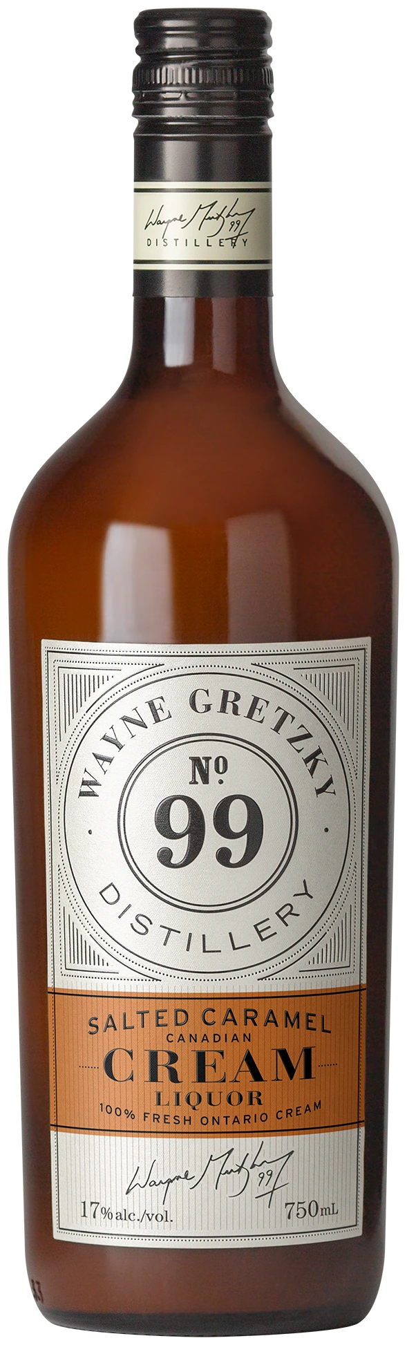 WAYNE GRETZKY NO 99 SALTED CARAMEL CREAM LIQUOR 750ML