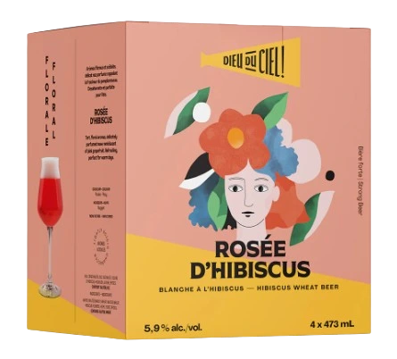 DIEU DU CIEL ROSEE D'HIBISCUS 473ML 4PK CAN