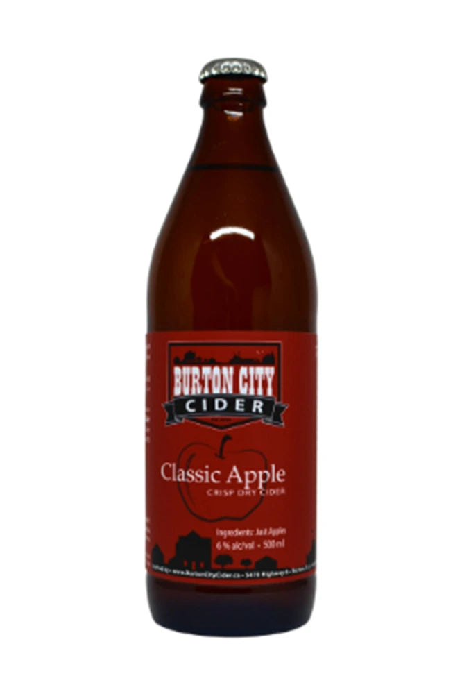 BURTON CITY CIDER CLASSIC APPLE 500ML BT