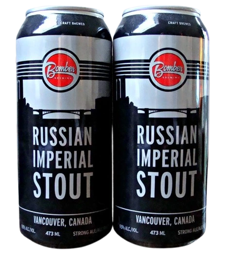 BOMBER RUSSIAN IMP STOUT 473ML CAN