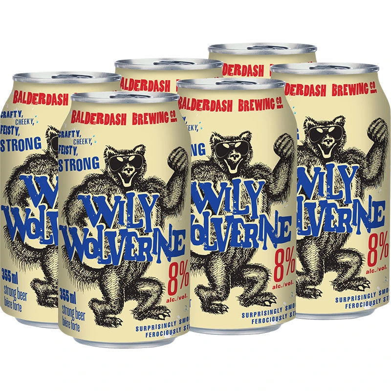 BALDERDASH WILY WOLVERINE 355ML 6PK CAN