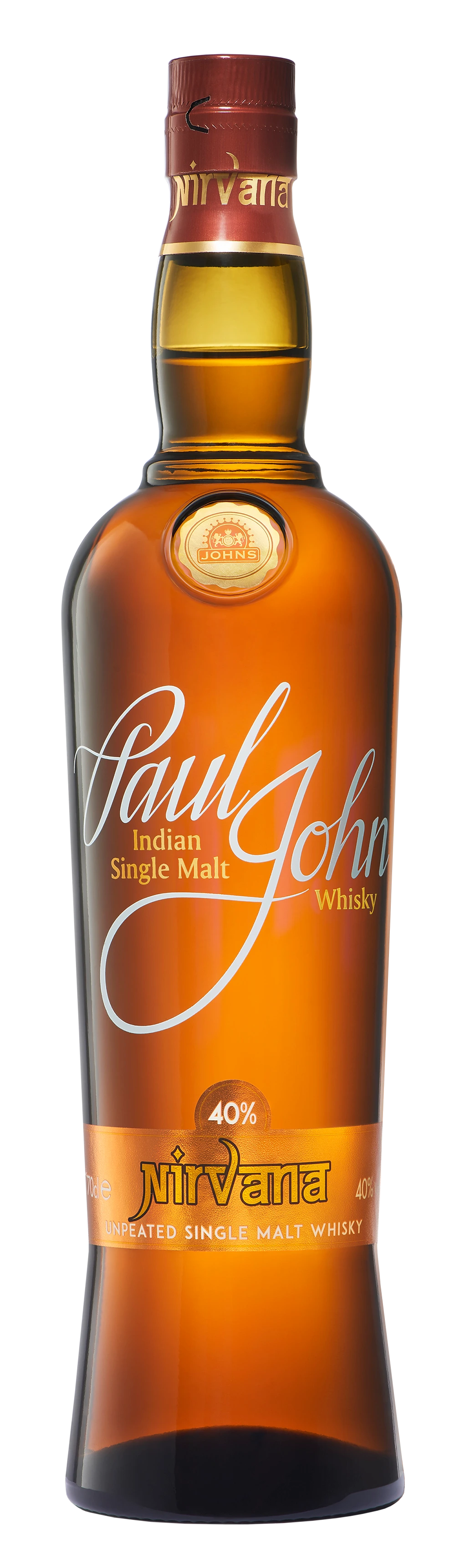 PAUL JOHN NIRVANA SINGLE MALT INDIAN WHISKY 750ML