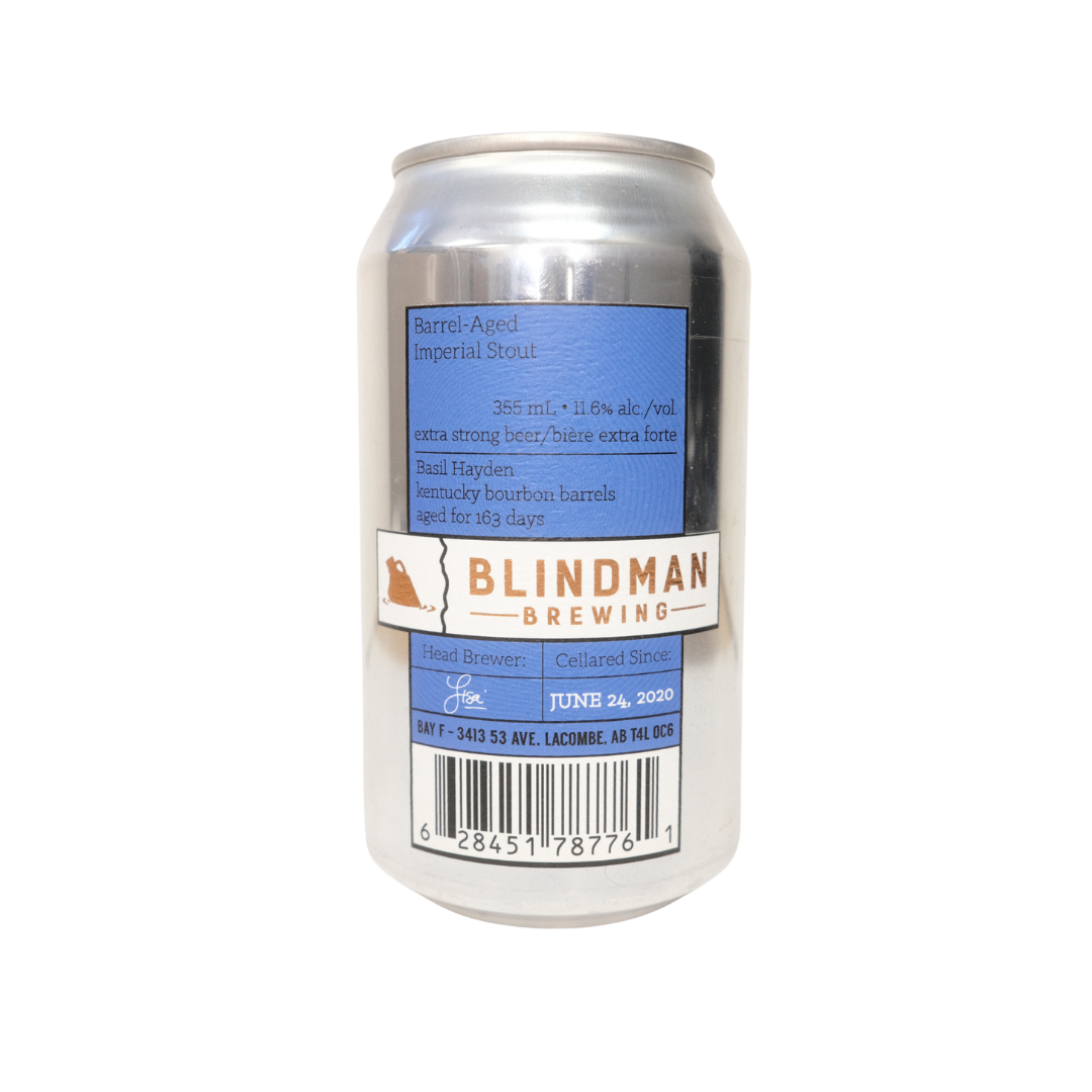 BLINDMAN BOURBON BARREL AGED IMPERIAL STOUT 355ML CAN
