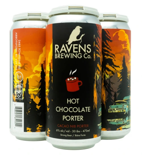 RAVENS HOT CHOCOLATE PORTER 473ML 4PK CAN