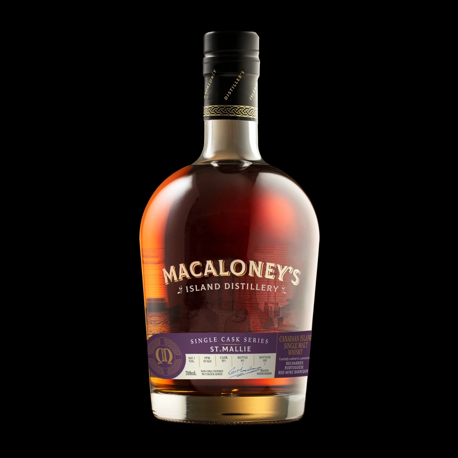 MACALONEYS CALEDONIAN ST MALLIE CANADIAN SINGLE MALT 750ML