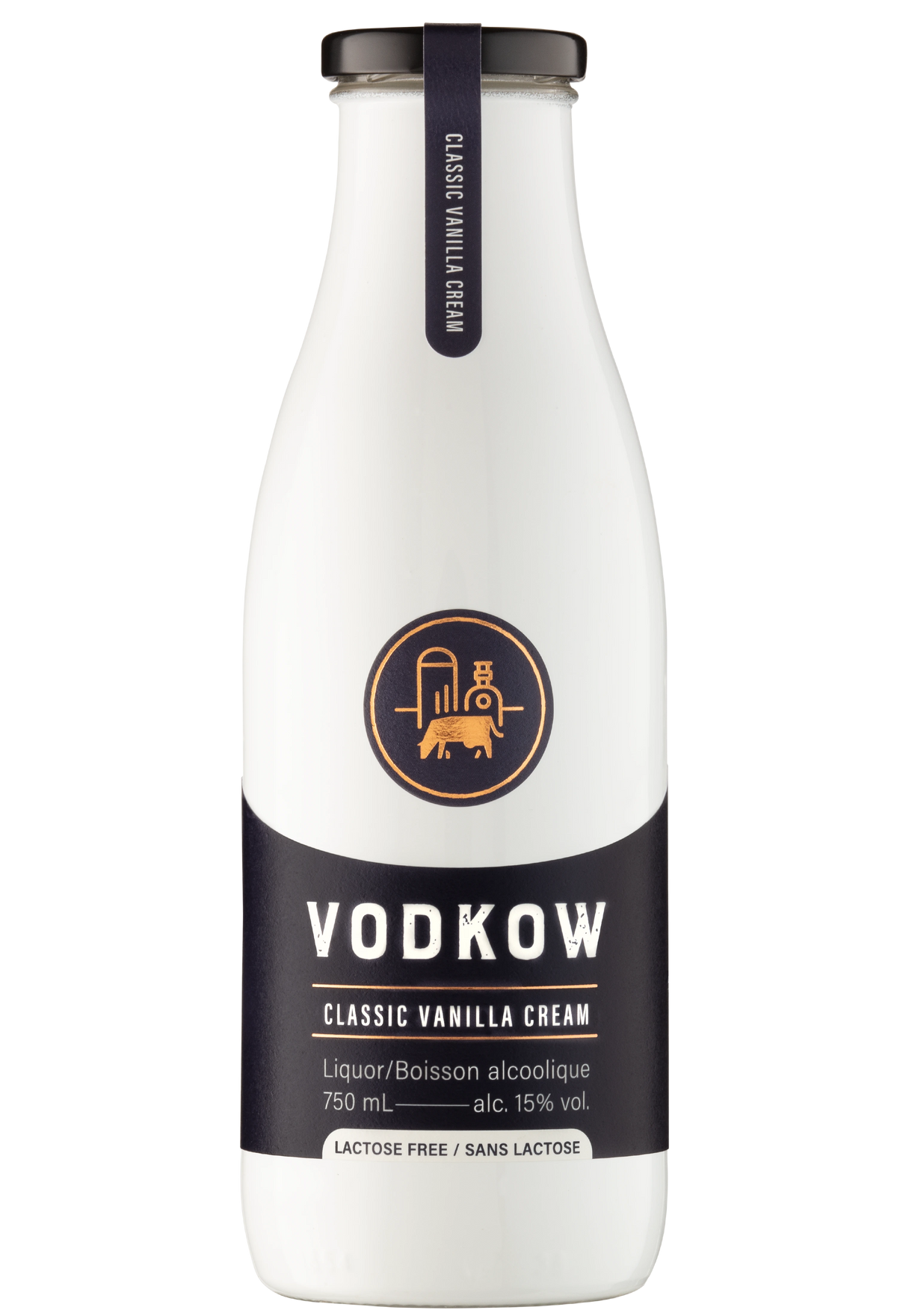 VODKOW CLASSIC VANILLA CREAM LIQUEUR 750ML