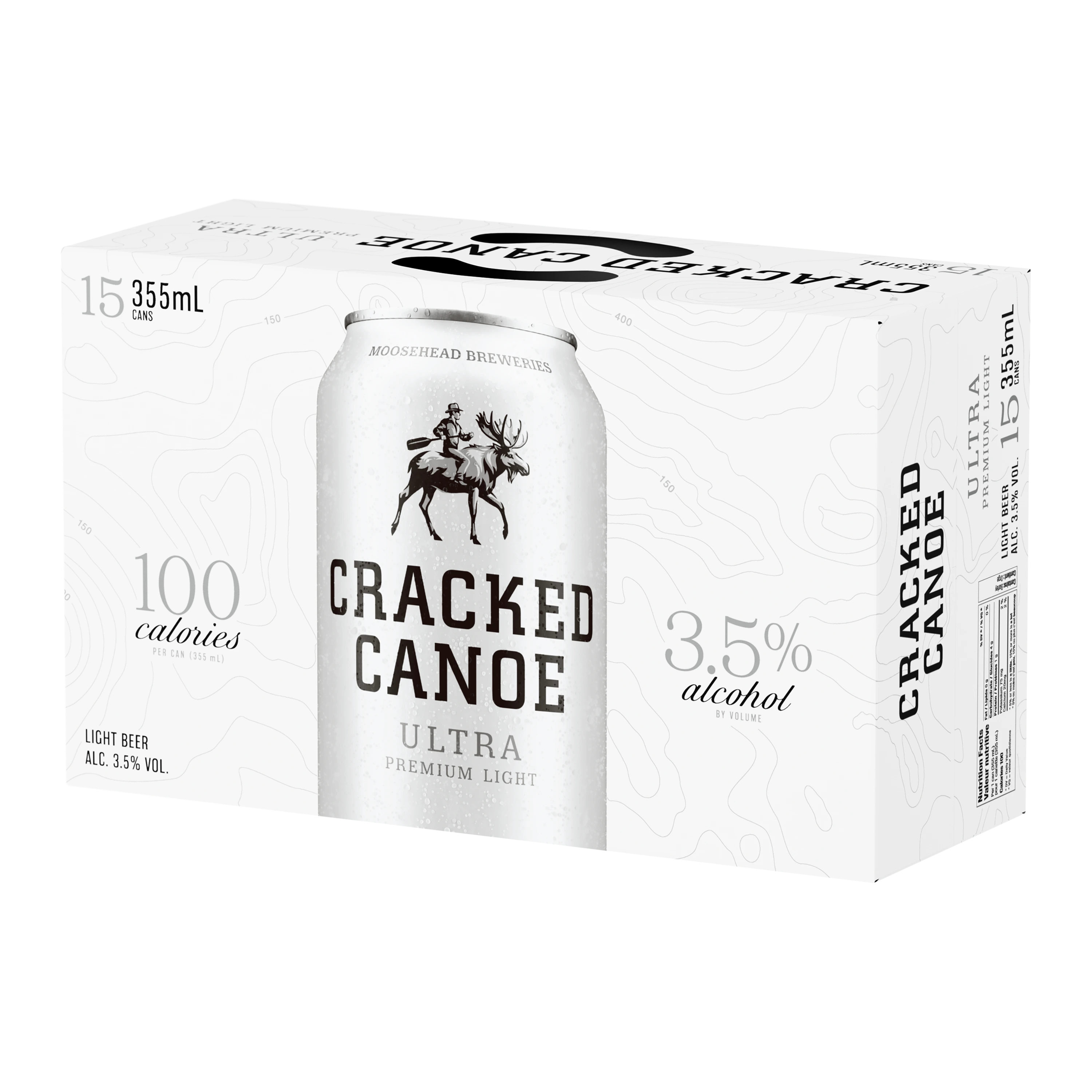 MOOSEHEAD CRACKED CANOE 355ML 15PK CAN