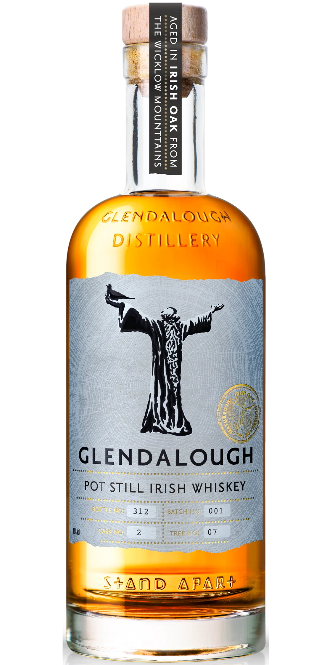 GLENDALOUGH POT STILL IRISH WHISKEY 750ML