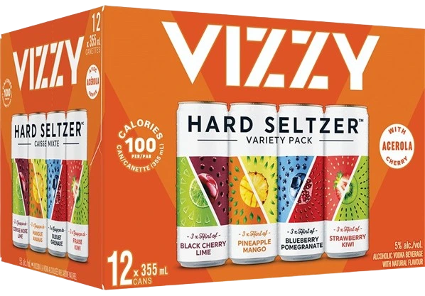 VIZZY HARD SELTZER MIXER 355ML 12PK CAN
