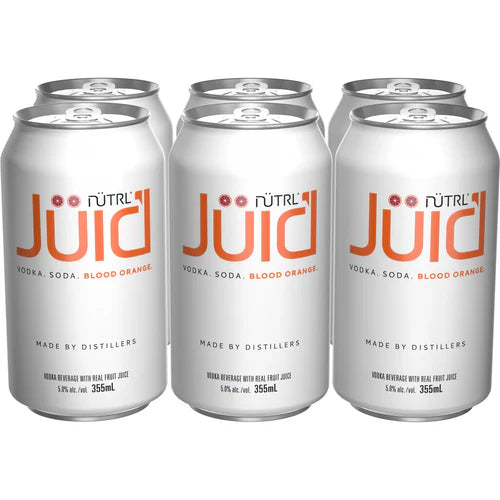 NUTRL VODKA SODA JUIC'D BLOOD ORANGE 355ML 6PK CAN