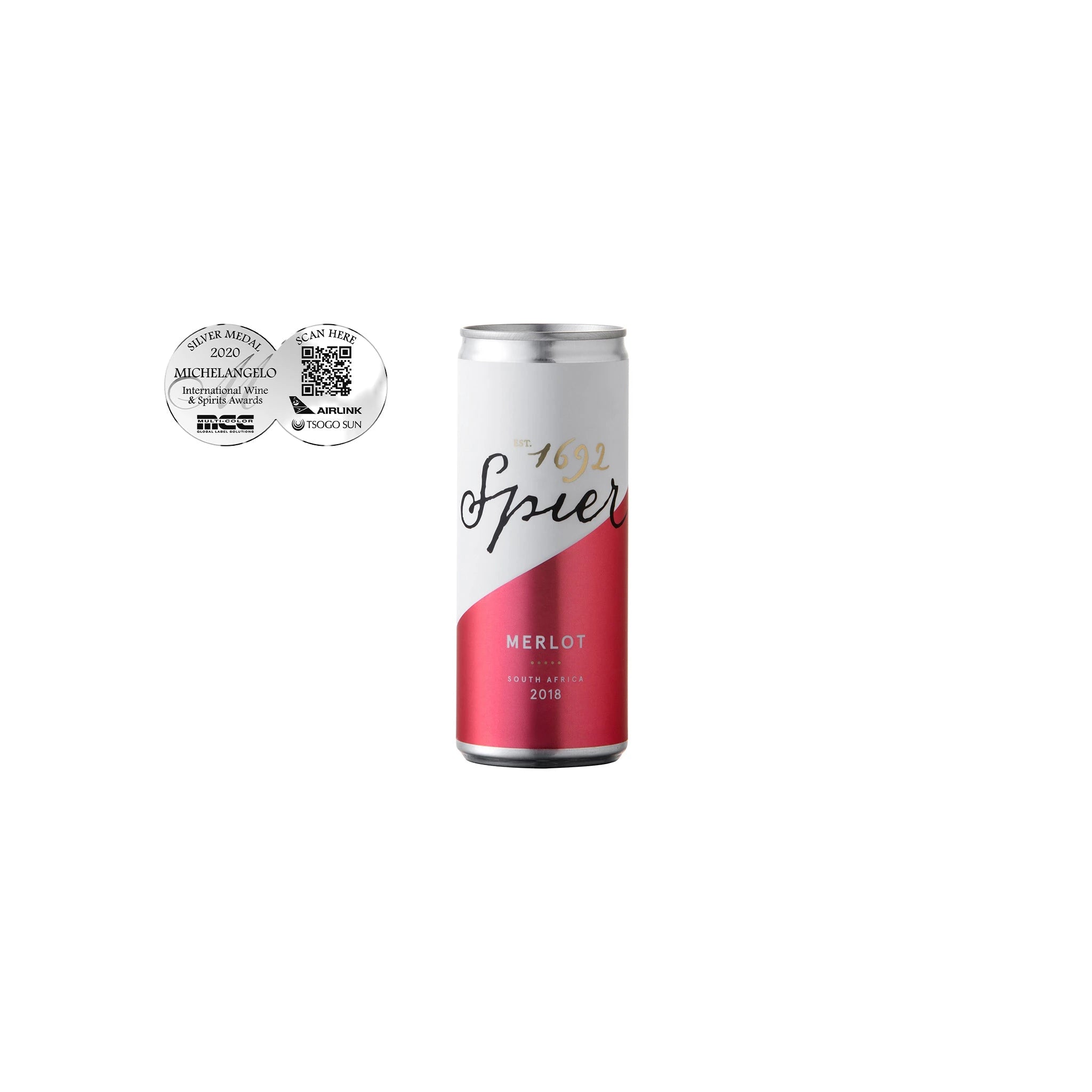 SPIER CANNED MERLOT 250ML
