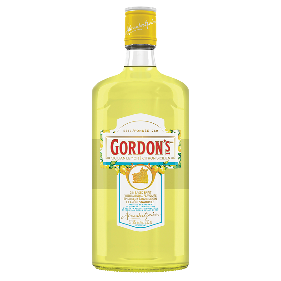 GORDONS SICILIAN LEMON GIN 750ML