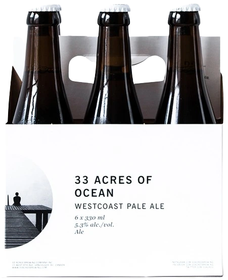 33 ACRES OF OCEAN WESTCOAST PALE ALE 330ML 6PK BT