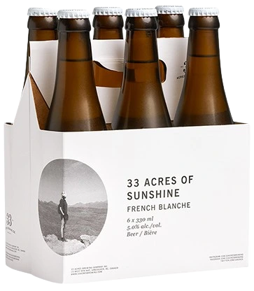 33 ACRES OF SUNSHINE FRENCH BLANCHE 330ML 6PK BT