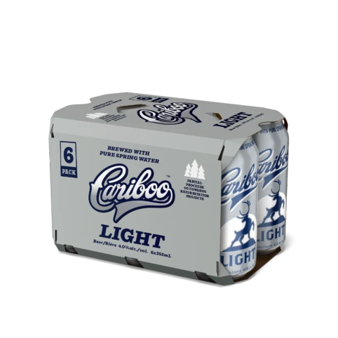 PACIFIC CARIBOO LIGHT 355ML 6PK CAN