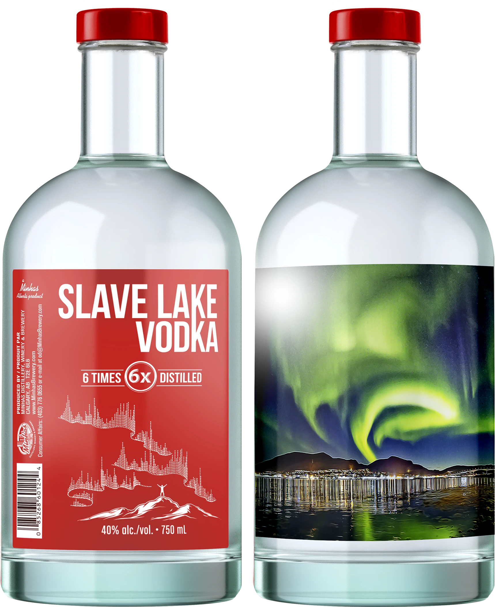 MINHAS ALBERTA TOWN VODKA 750ML