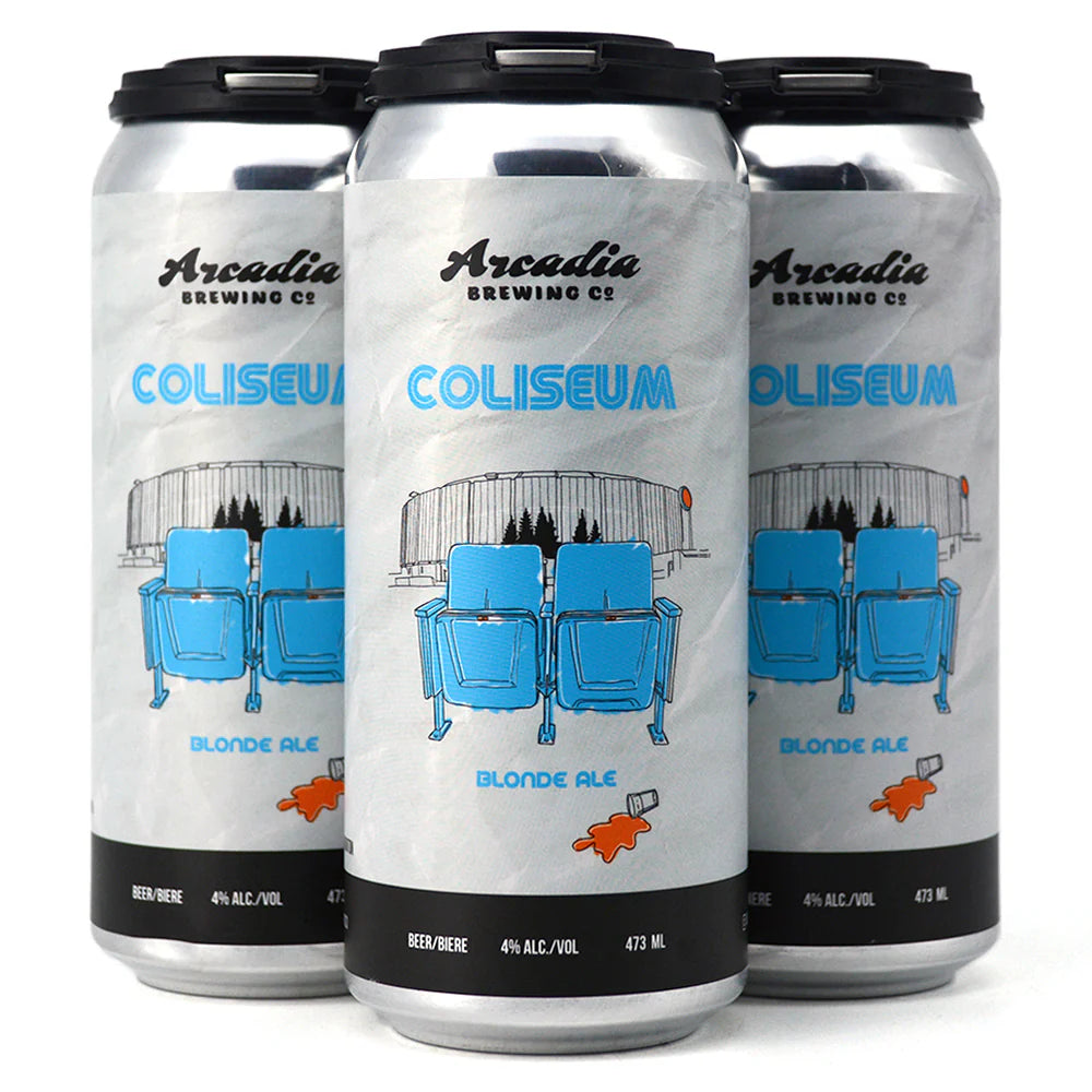 ARCADIA COLISEUM BLONDE ALE 473ML 4PK CAN
